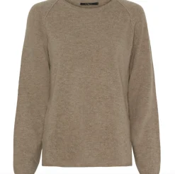 VIAMAJA Bluser<Pullover Cashmere - Taupe Melange