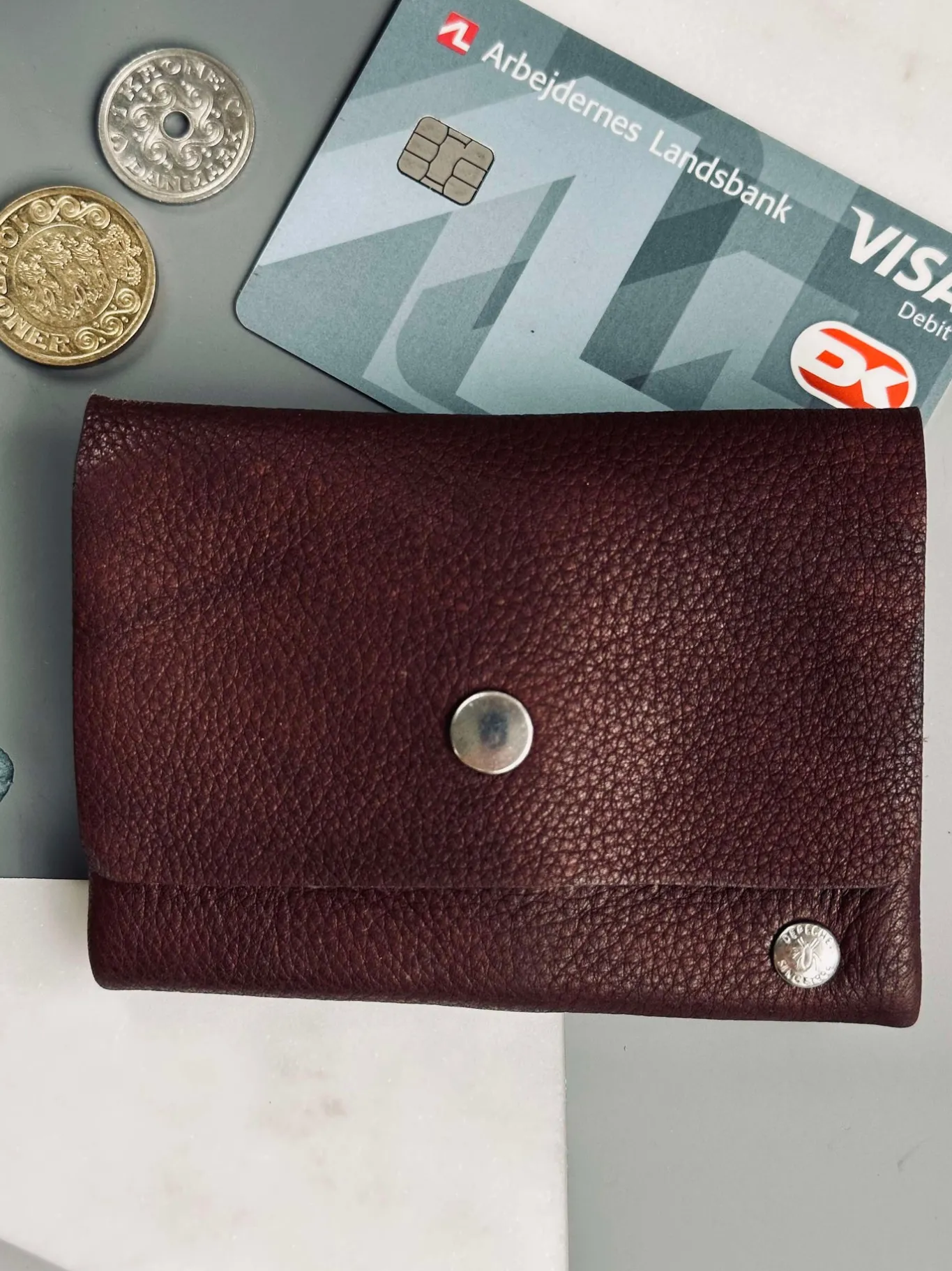VIAMAJA Punge Og Kortholdere<Pung Aura small Dark Brown