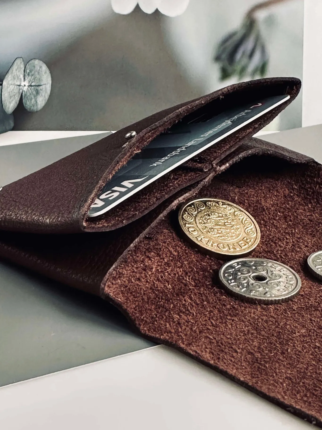 VIAMAJA Punge Og Kortholdere<Pung Aura small Dark Brown