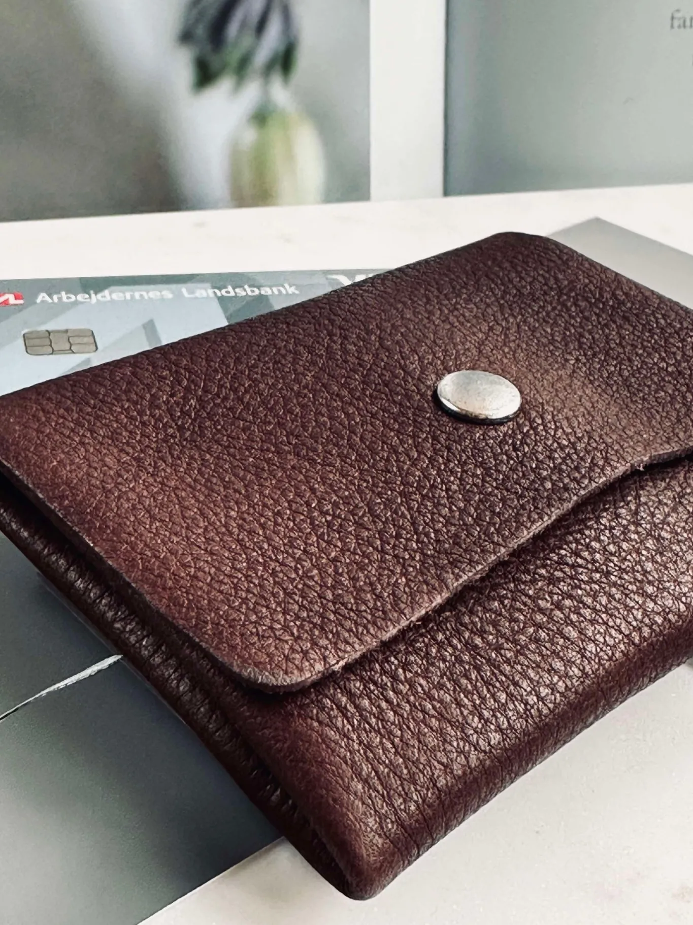 VIAMAJA Punge Og Kortholdere<Pung Aura small Dark Brown