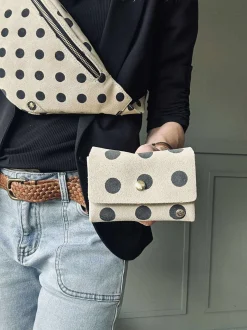 VIAMAJA Punge Og Kortholdere<Pung Black dots