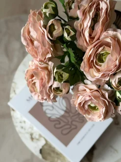 VIAMAJA Blomster<Ranunkel 50cm - Rosa