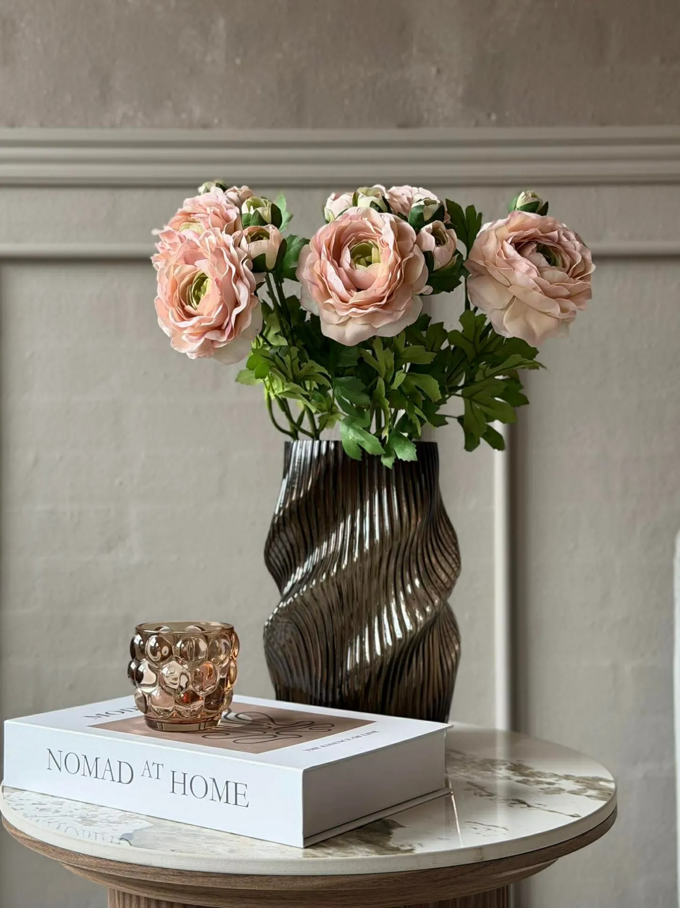 VIAMAJA Blomster<Ranunkel 50cm - Rosa