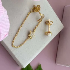 VIAMAJA Ørestikker<Øreringe Alva - Dobbelt sæt Sterling silver