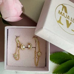 VIAMAJA Ørestikker<Øreringe Alva - Dobbelt sæt Sterling silver