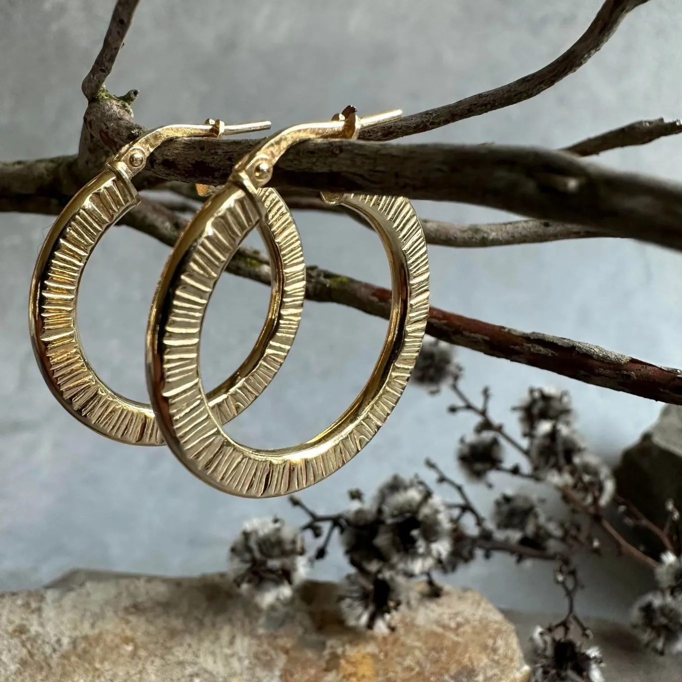VIAMAJA Hoops<Øreringe Chloe Big Sterling Silver 18K forgyldt