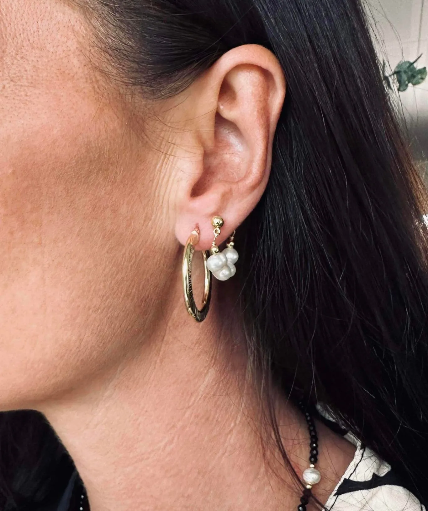 VIAMAJA Hoops<Øreringe Chloe Big Sterling Silver 18K forgyldt