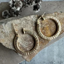 VIAMAJA Hoops<Øreringe Chloe Big Sterling Silver 18K forgyldt