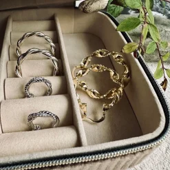 VIAMAJA Hoops<Øreringe Cora hoops - 18k forgyldt