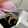 VIAMAJA Hoops|Vandfaste Smykker<Øreringe Gunilla 20 mm - 18k forgyldt