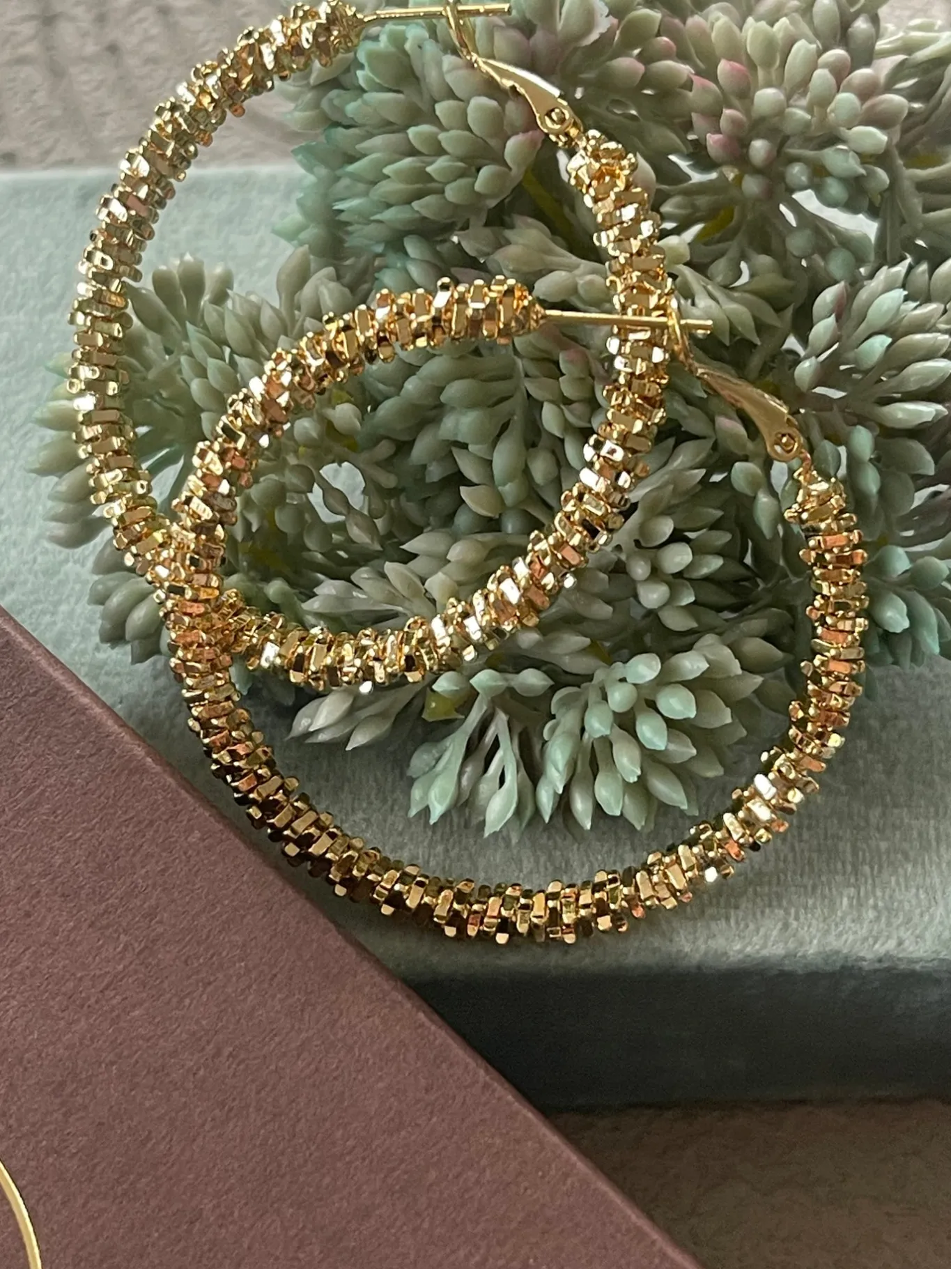 VIAMAJA Hoops<Øreringe INA Hoops Large - 18K forgyldt
