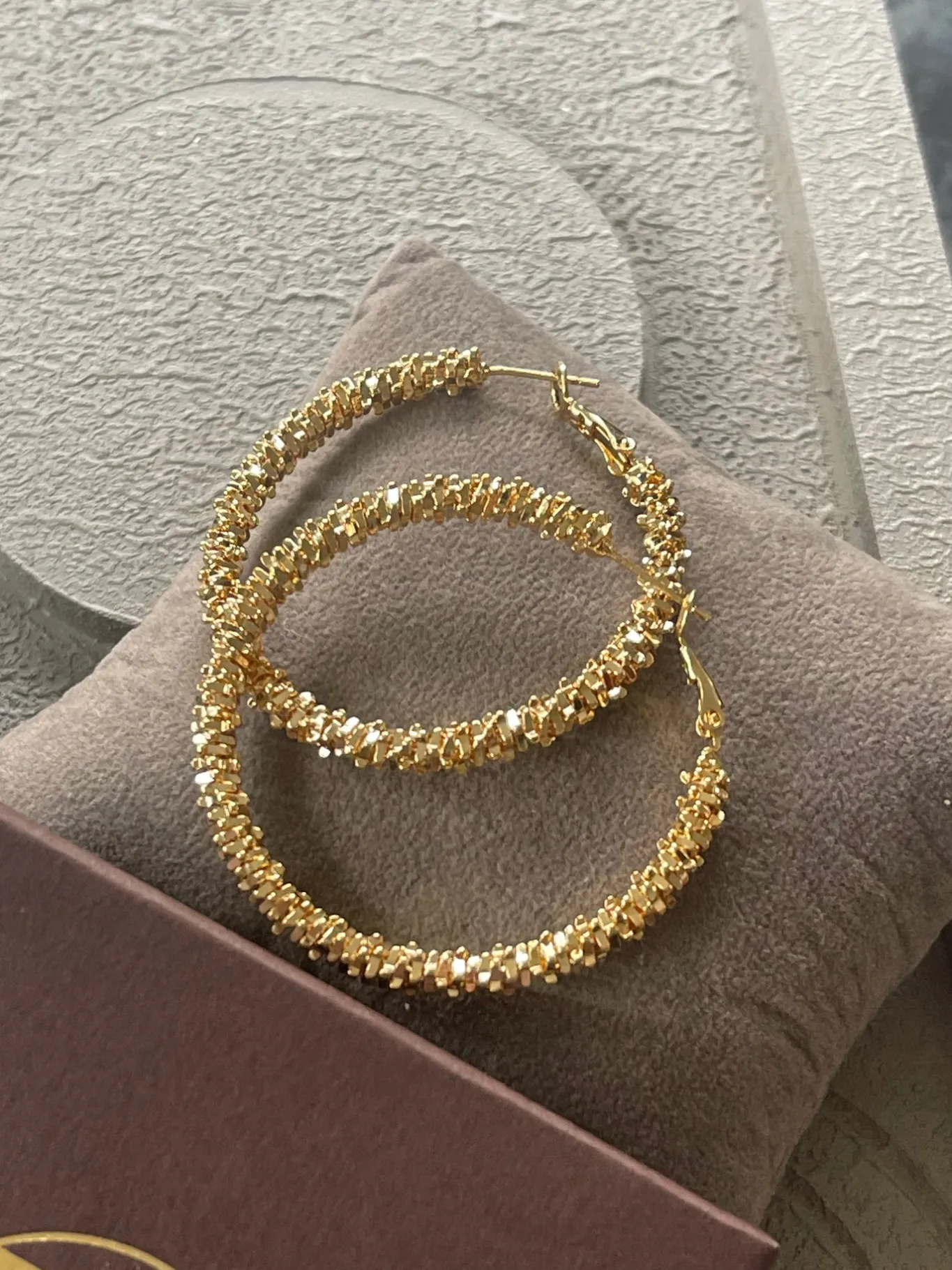 VIAMAJA Hoops<Øreringe INA Hoops Large - 18K forgyldt