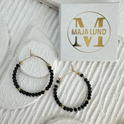 VIAMAJA Hoops<Øreringe Merle – Black