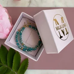 VIAMAJA Hoops<Øreringe Merle – Blue