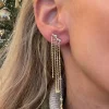 VIAMAJA Restparti<Øreringe Winona forgyldt Sterling Silver