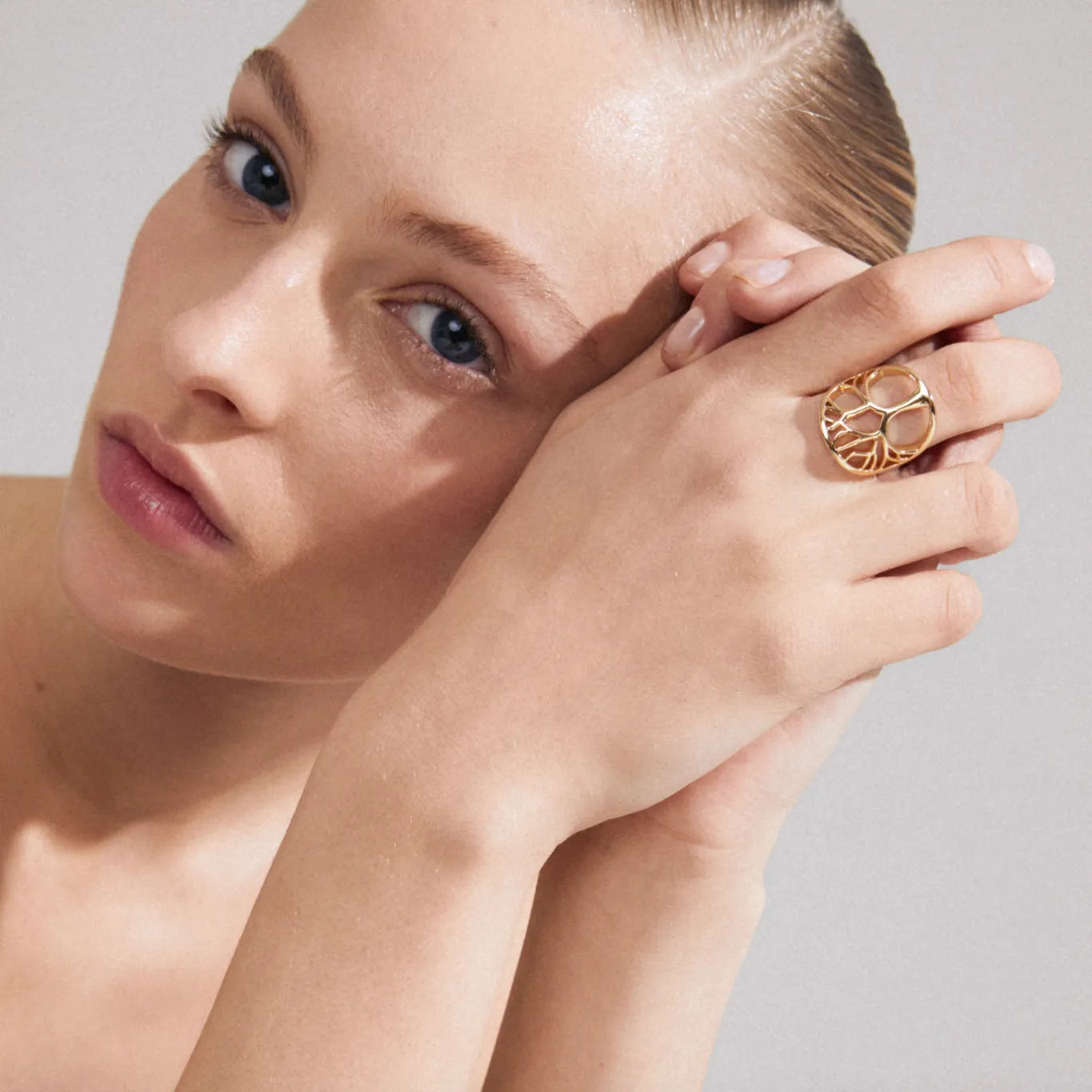 VIAMAJA Ringe|Til Konfirmanden<Ring ALIA forgyldt
