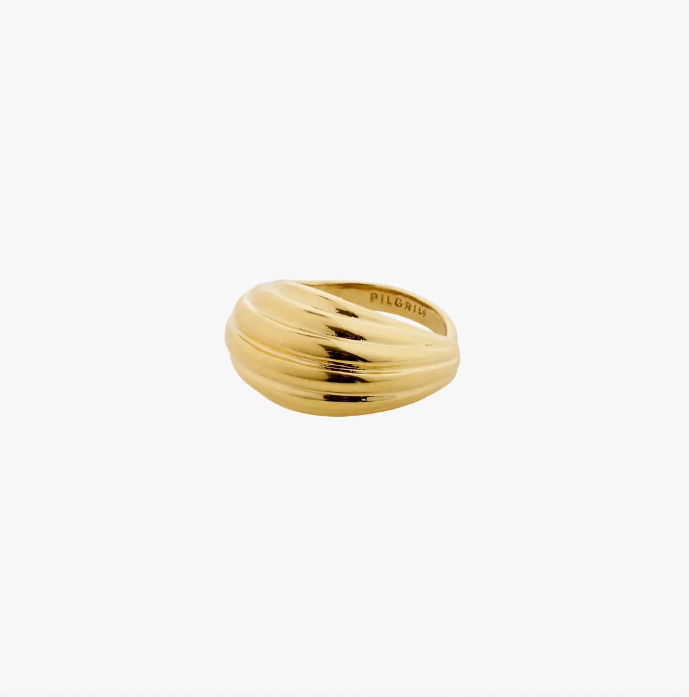 VIAMAJA Ringe|Til Konfirmanden<Ring ASLE forgyldt