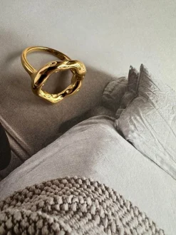 VIAMAJA Ringe|Vandfaste Smykker<Ring Brianna forgyldt