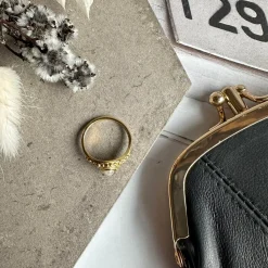 VIAMAJA Ringe|Vandfaste Smykker<Ring Hannah forgyldt - Vandfast