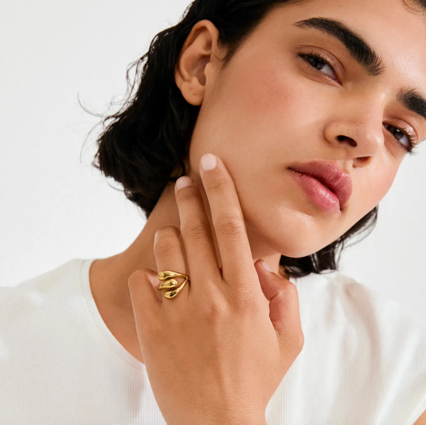 VIAMAJA Ringe|Vandfaste Smykker<Ring JENNINGS forgyldt