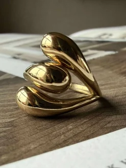 VIAMAJA Ringe|Vandfaste Smykker<Ring JENNINGS forgyldt
