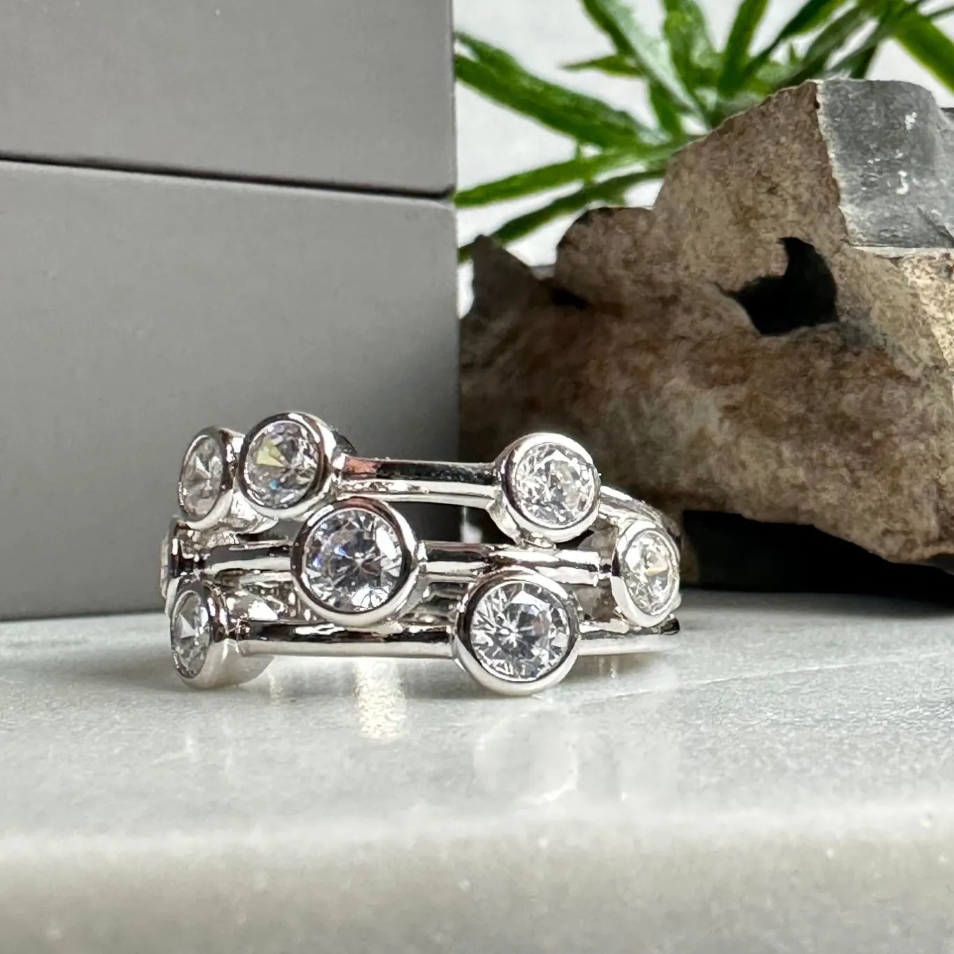VIAMAJA Ringe|Premium Smykker<Ring Miriam Clear - Sterling Silver