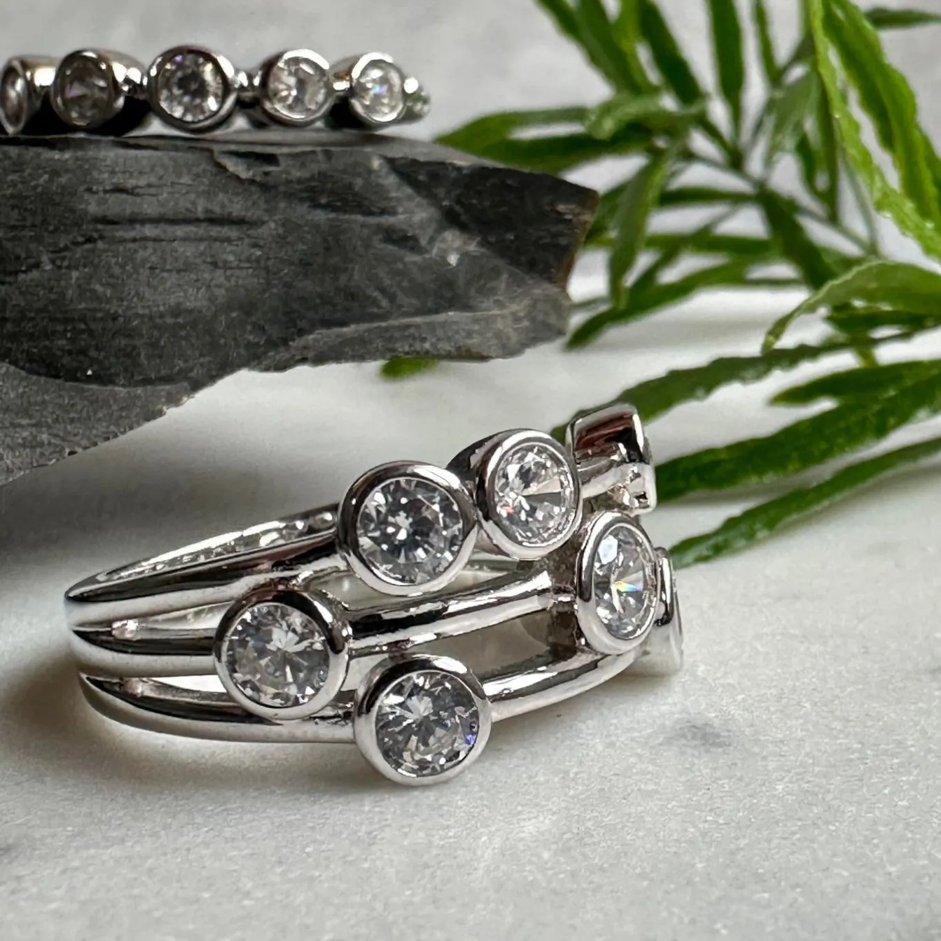 VIAMAJA Ringe|Premium Smykker<Ring Miriam Clear - Sterling Silver