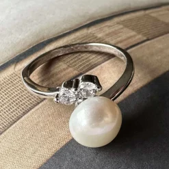 VIAMAJA Ringe|Vandfaste Smykker<Ring Rini - Justerbar med ferskvandsperler