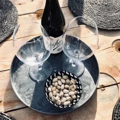 VIAMAJA Interiør|Fad / Bakker<Rund fad / bakke i beton look - Stor
