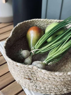 VIAMAJA Fad / Bakker|Div. Køkken<Rund kurv - Jute