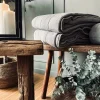VIAMAJA Tæpper Og Puder|Sengetæppe<Sengetæppe STONE-WASHED Quilt – Nordic grey