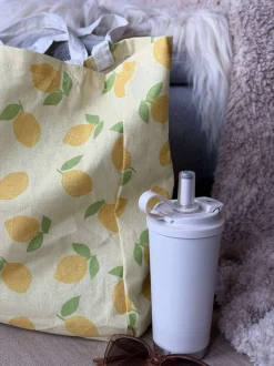 VIAMAJA Kanvas Tasker|Shoppere<Shopper - Citrus OEKO-TEX
