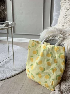 VIAMAJA Kanvas Tasker|Shoppere<Shopper - Citrus OEKO-TEX