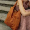 VIAMAJA Læder Tasker|Skuldertasker<Shopper – Cognac
