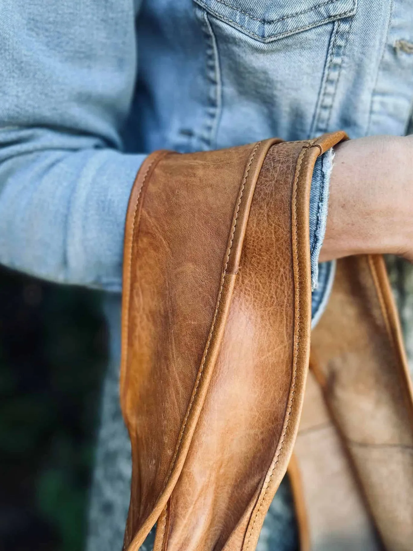 VIAMAJA Læder Tasker|Skuldertasker<Shopper – Cognac