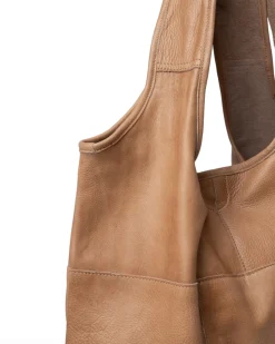 VIAMAJA Læder Tasker|Skuldertasker<Shopper – Taupe