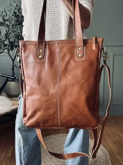 VIAMAJA Skuldertasker|Shoppere<Shopper Amalie - Cognac