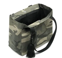VIAMAJA Kanvas Tasker|Skuldertasker<Shopper ARMY Canvas Small