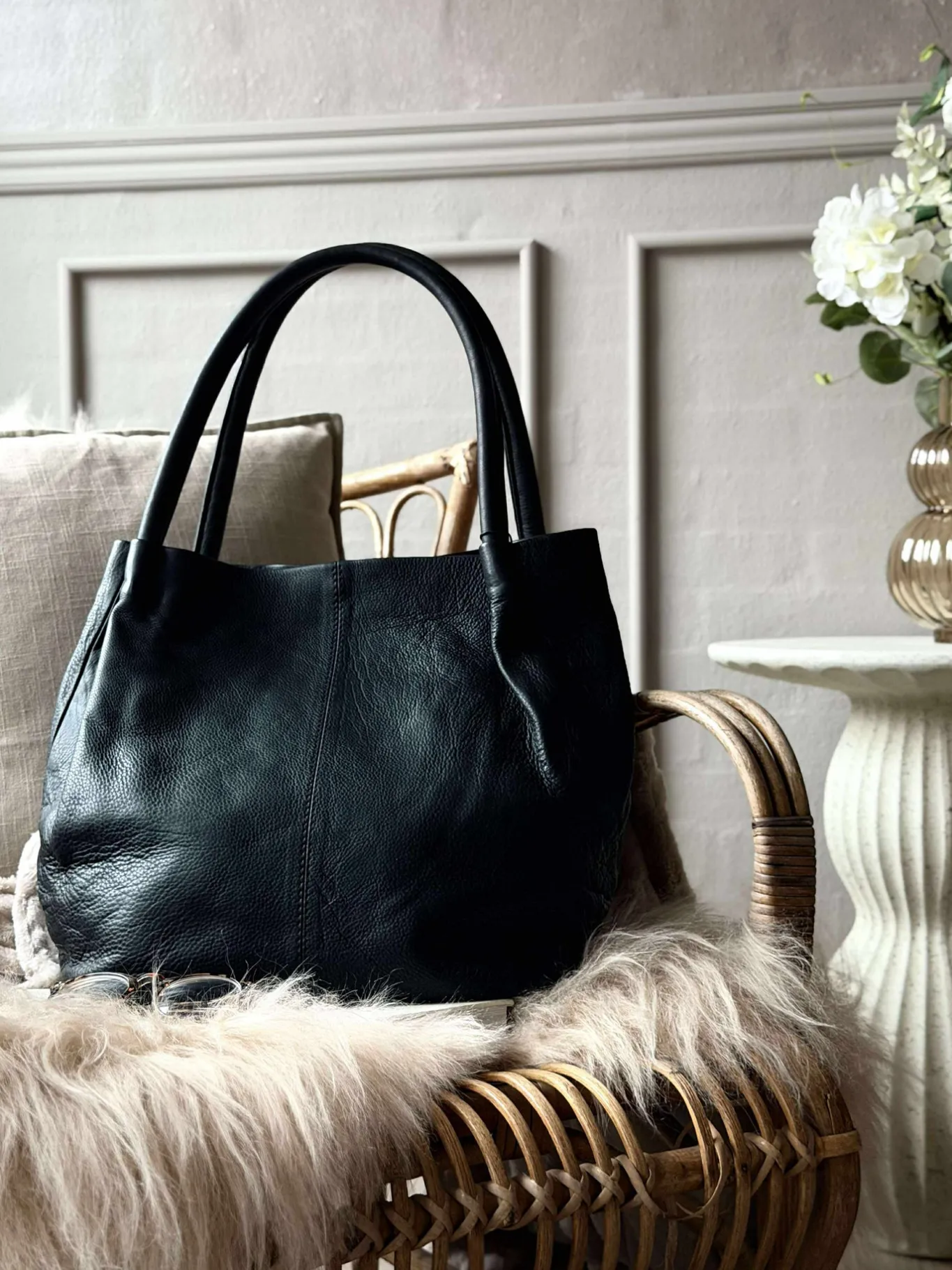 VIAMAJA Skuldertasker|Shoppere<Shopper Helena – Black