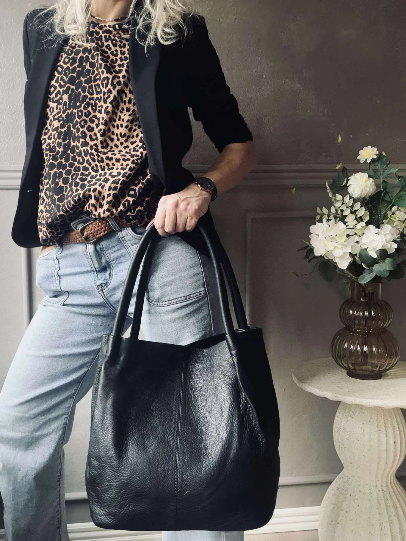 VIAMAJA Skuldertasker|Shoppere<Shopper Helena – Black