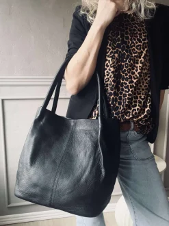 VIAMAJA Skuldertasker|Shoppere<Shopper Helena – Black