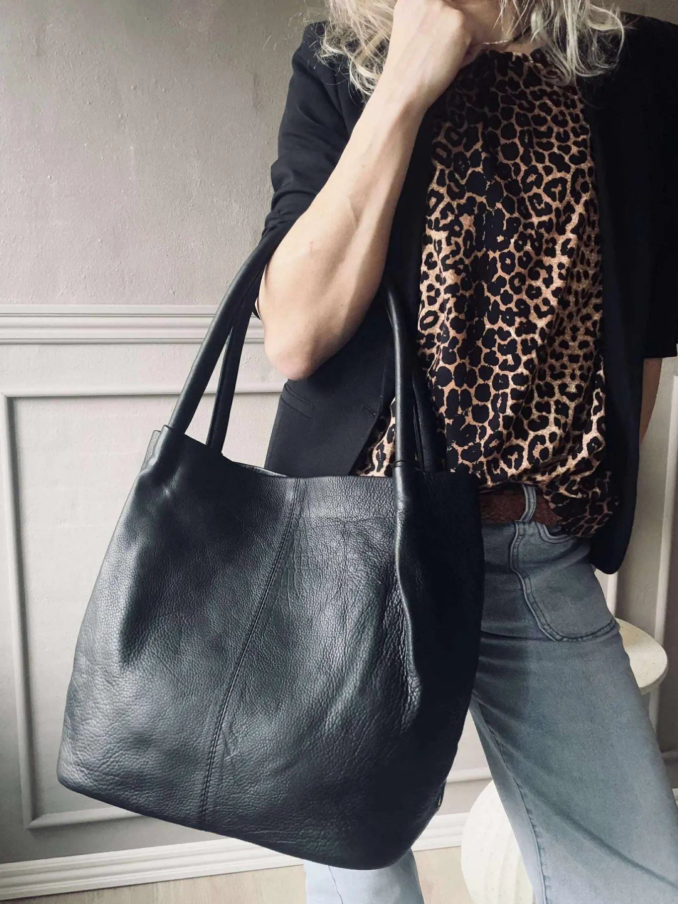 VIAMAJA Skuldertasker|Shoppere<Shopper Helena – Black