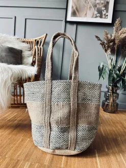 VIAMAJA Skuldertasker|Shoppere<Shopper i kraftig Jute - Beige