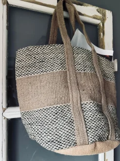 VIAMAJA Skuldertasker|Shoppere<Shopper i kraftig Jute - Beige