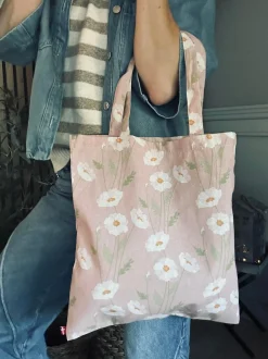 VIAMAJA Kanvas Tasker|Shoppere<Shopper Poppy rose