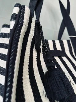 VIAMAJA Skuldertasker|Shoppere<Shopper STRIBE Canvas Small