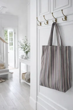 VIAMAJA Kanvas Tasker|Shoppere<Shopper Stribet