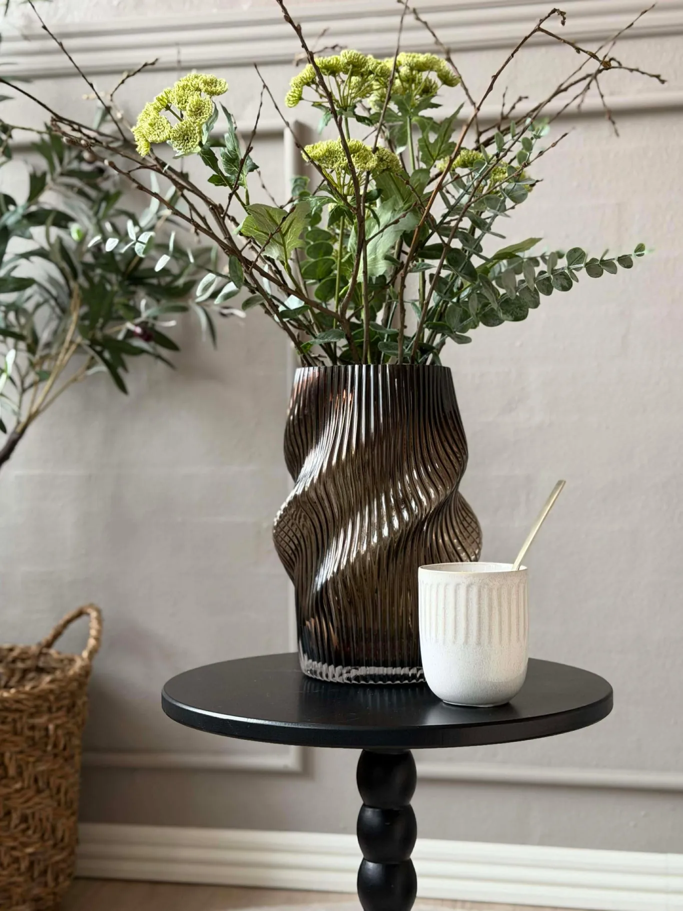 VIAMAJA Borde<Sidebord - Sort 35xH40 cm