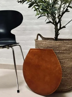 VIAMAJA Puder I Skind|Tæpper Og Puder<Skindhynde Cognac - Model 7
