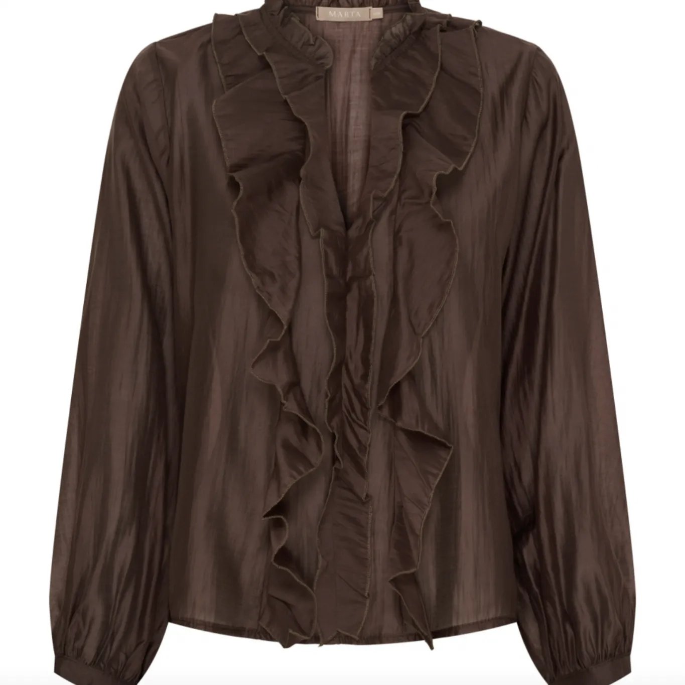 VIAMAJA Skjorter<Skjorte bluse - Naira Moro brown